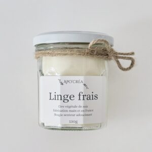 Bougie linge frais 130g