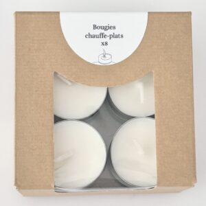 Bougies chauffe-plats