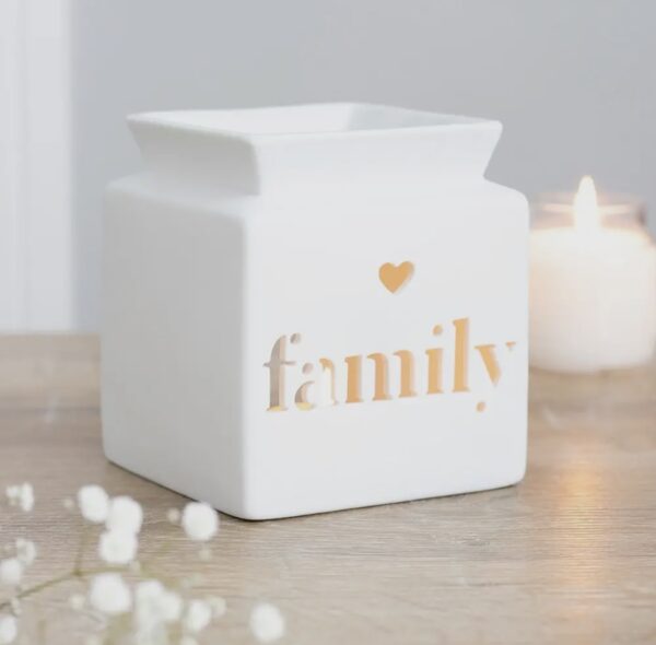 Brûleur de fondant blanc carré family